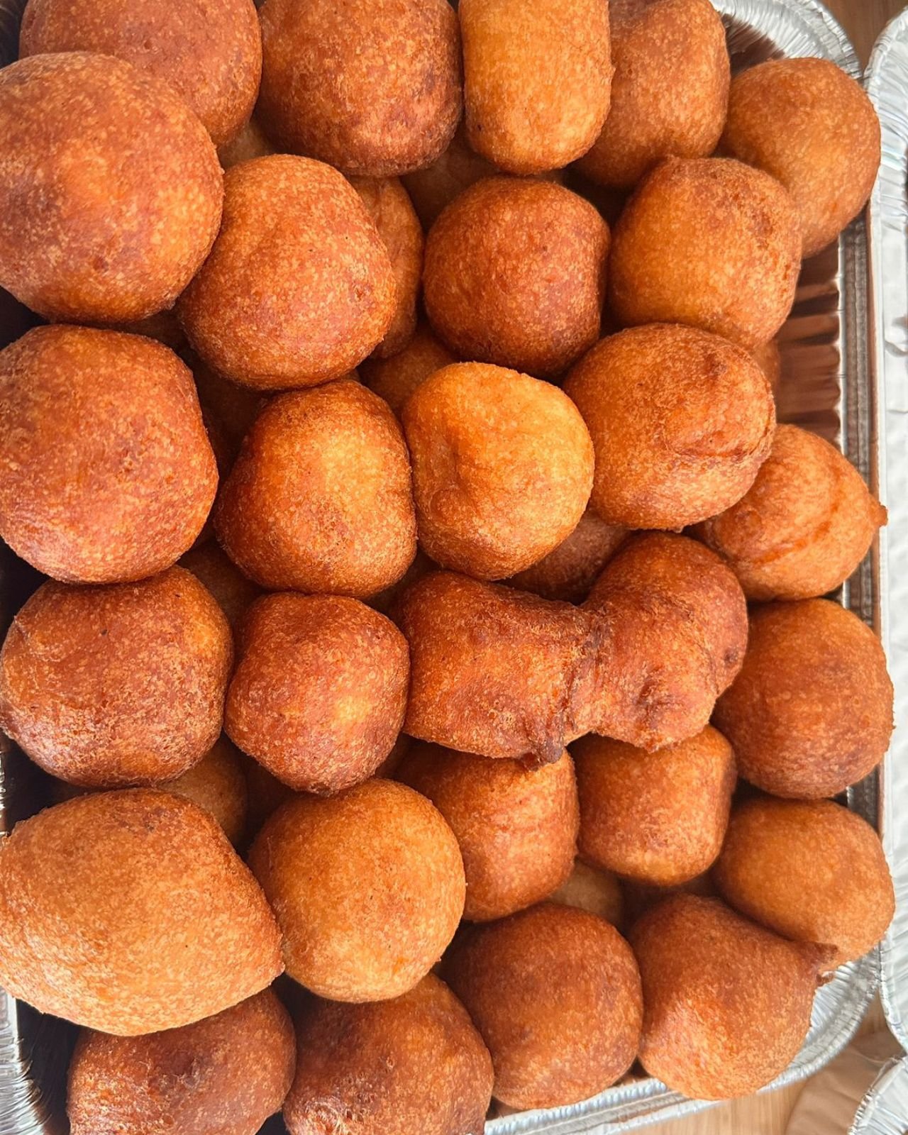 Best pastries in Aurora, CO: Puff Puff Half Tray at Tasti Nibbles.