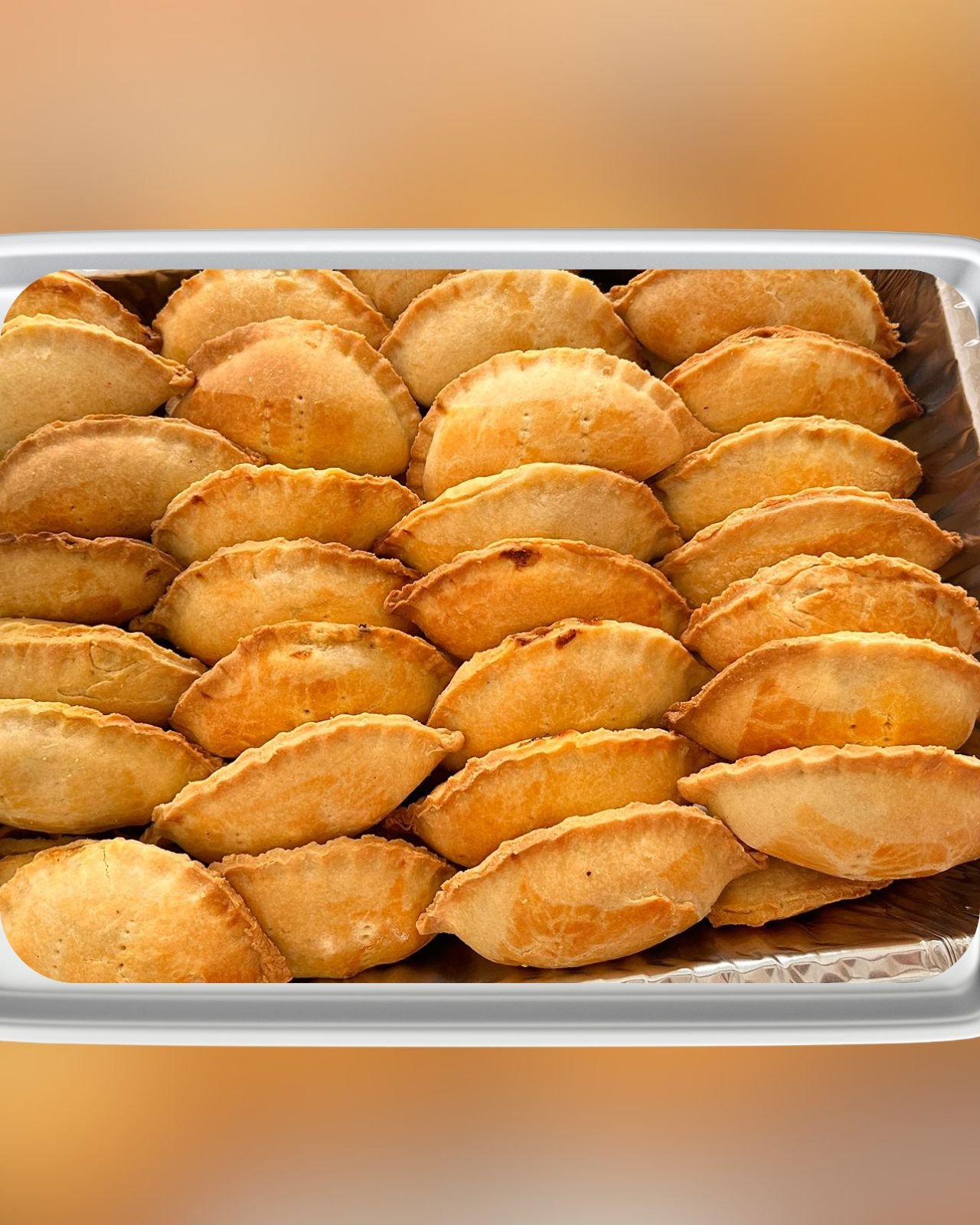 Handcrafted pastries Colorado Meat Pies Large Tray at Tasti Nibbles.